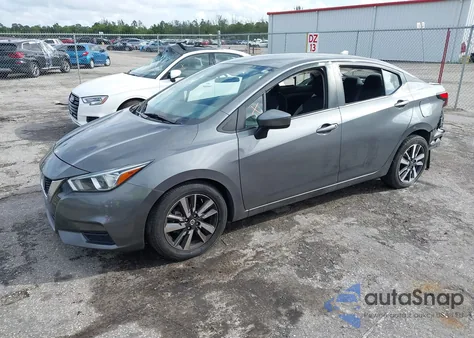 2021 Nissan Versa Sv Xtronic Cvt from USA, damaged, VIN 3N1CN8EV1ML824005